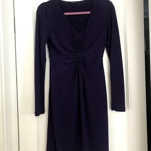 Purple work dress